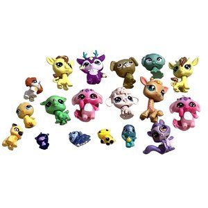 LPS Littlest Pet Shop Lot 18Toys Magic Mixies Mixlings Lamb Giraffe Rhino Dog